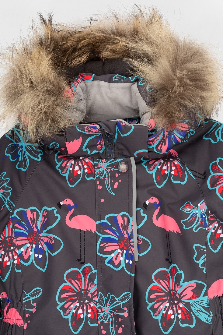 Фото Куртка зимняя для девочки Snowgenius H26-027 128 см Серый (2000989629818W)