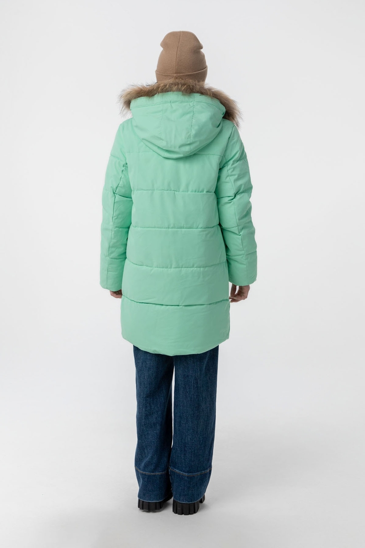 Фото Куртка зимова для дівчинки Feiying H23-21 158 см М'ятний (2000989630227W)