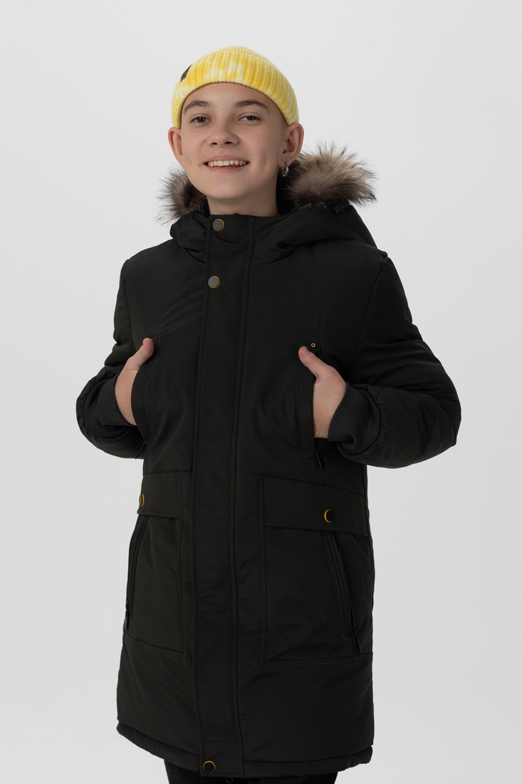Фото Куртка зимова для хлопчика MY726 140 см Хакі (2000989608615W)