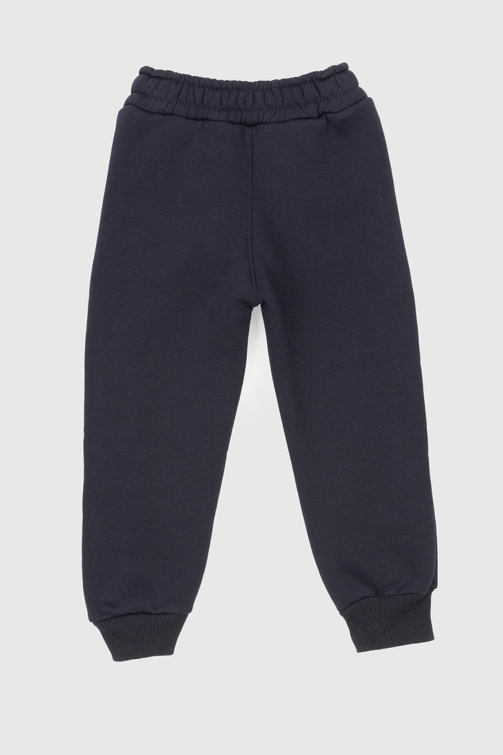 Фото Спортивные штаны для мальчика манжет с принтом Atescan 19805 86 см Темно-синий (2000990142641W)