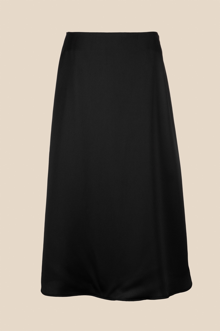 Фото Спідниця однотонна жіноча LAWA WTC02359 XL Чорний (2000990467249D)(LW)