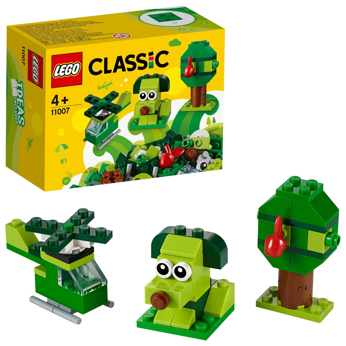 Фото Конструктор LEGO Classic Зелений набір для конструювання (11007)