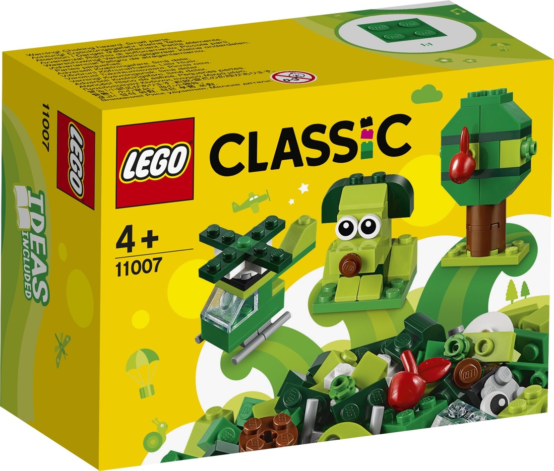Фото Конструктор LEGO Classic Зелений набір для конструювання (11007)