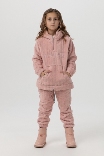 Фото Костюм для девочки (реглан+штаны) MAGO T358 152 см Пудровый (2000989918851W)