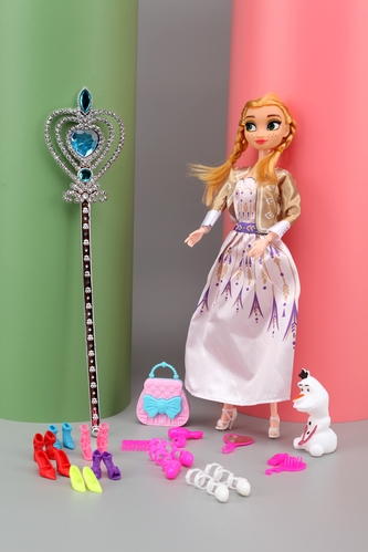 Фото Лялька "Frozen" з аксесуарами An Li Li Toys 400-3 Бежевий (2000989374923)