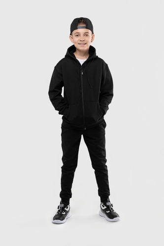 Фото Спортивный костюм для мальчика ADK 2837 кофта + штаны 170 см Черный (2000989916444D)