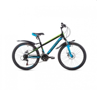 Велосипед DAKAR DISK24 11 Чорно-зелений з синім (2000904048397)