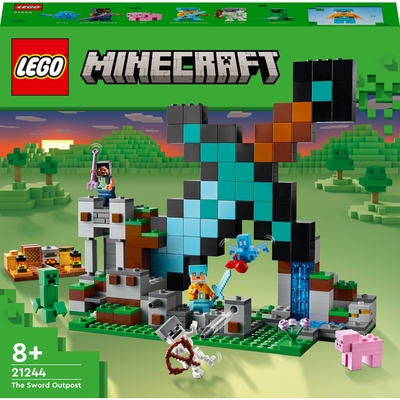 Конструктор Lego Minecraft Форпост із мечем 21244 (5702017415796)