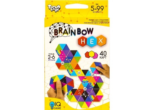 Фото Настільна гра "Brainbow HEX" Danko Toys G-BRH-01-01 (2000989204503)