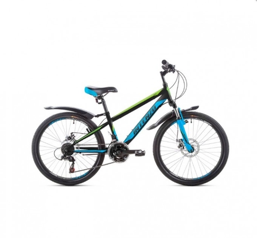 Фото Велосипед DAKAR DISK24 11 Чорно-зелений з синім (2000904048397)