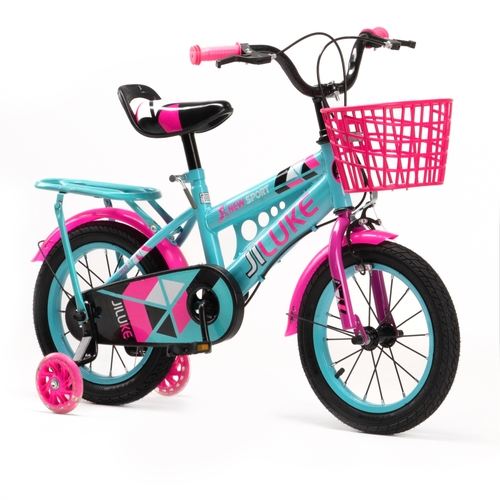 Фото Велосипед дитячий WHM NEW SPORT DH-008-2 14" Блакитно-рожевий (2000989604600)