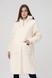 Пальто женское 007 One Size Молочный (2000989940456D) Фото 3 из 18