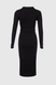 Сукня однотонна жіноча 738 L Чорний (2000990229021W) Фото 9 з 10