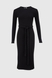 Сукня однотонна жіноча 738 L Чорний (2000990229021W) Фото 8 з 10