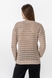 Пуловер однотонний жіночий Femme 1016 One Size Бежевий (2000989871156D) Фото 3 з 10