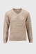 Пуловер однотонний жіночий Femme 1016 One Size Бежевий (2000989871156D) Фото 7 з 10