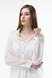 Рубашка однотонная женская W23-31 XL Белый (2000989543268S) Фото 2 из 12