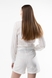 Рубашка однотонная женская W23-31 M Белый (2000989543275S) Фото 4 из 12
