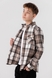 Рубашка с узором для мальчика Deniz 124 164 см Бежевый (2000990473233D) Фото 3 из 12