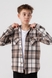 Сорочка з візерунком для хлопчика Deniz 124 164 см Бежевий (2000990473233D) Фото 1 з 12