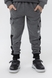 Спортивні штани з принтом для хлопчика Atescan 1100 152 см Сірий (2000990079275D) Фото 1 з 13