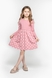 Платье с узором для девочки Toontoy 22259 116 см Пудровый (2000989638889D) Фото 1 из 9