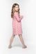 Платье с узором для девочки Toontoy 22259 116 см Пудровый (2000989638889D) Фото 4 из 9