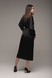 Платье женское Sateen 940-3012 XL Черный (2000989370437D) Фото 3 из 13