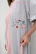 Халат с рубашкой 617 XL Сіро-рожевий (2000989071990A) Фото 6 з 7