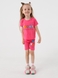 Костюм футболка+шорты для девочки Baby Show 16488 110 см Розовый (2000990554123S) Фото 6 из 17