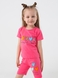 Костюм футболка+шорти для дівчинки Baby Show 16488 92 см Рожевий (2000990554086S) Фото 2 з 17