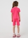 Костюм футболка+шорти для дівчинки Baby Show 16488 110 см Рожевий (2000990554123S) Фото 7 з 17