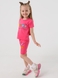 Костюм футболка+шорты для девочки Baby Show 16488 110 см Розовый (2000990554123S) Фото 1 из 17