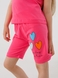 Костюм футболка+шорти для дівчинки Baby Show 16488 110 см Рожевий (2000990554123S) Фото 4 з 17