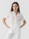 Рубашка однотонная женская WZ05 XL Белый (2000990369307S) Фото 1 из 11