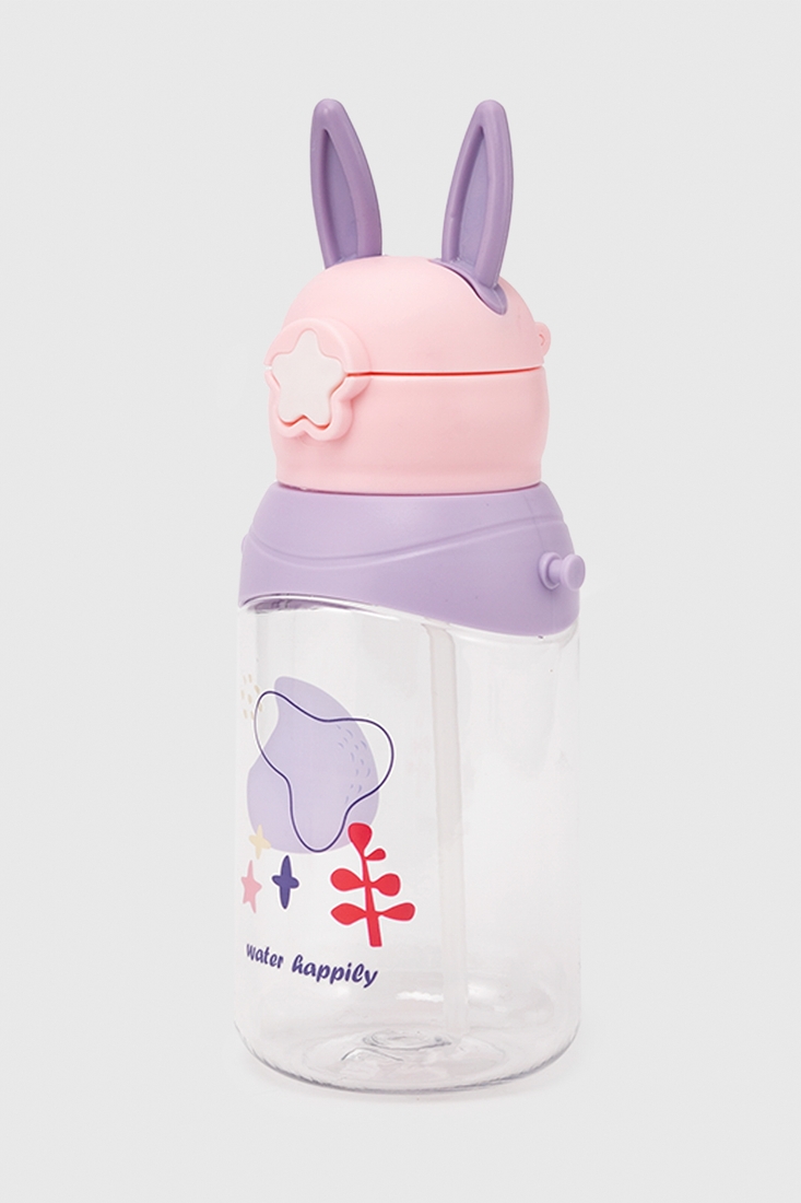 Фото Бутылочка детская с трубочкой для напитков YIWUSHIYALE 2108 Сиреневый (2000990392961)