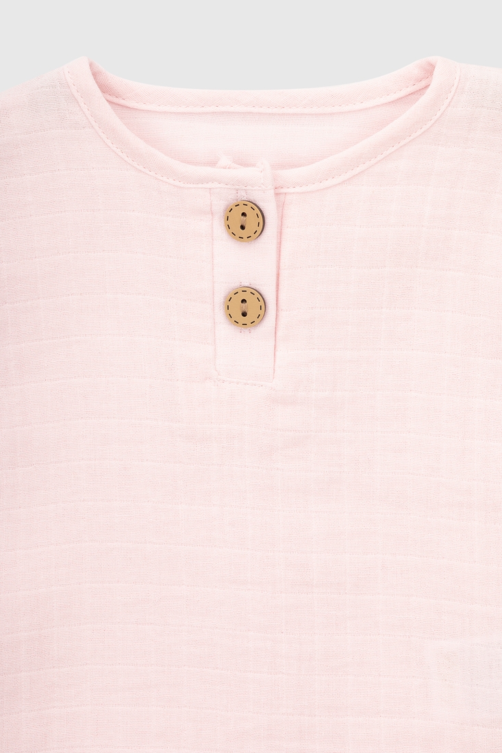 Фото Костюм (блуза+шорти) для дівчинки Beyaz Bebek 2201 74 см Рожевий (2000990302496S)