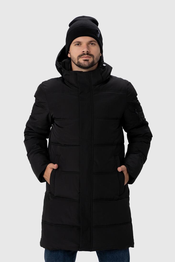 Фото Куртка зимова чоловіча 666-6 5XL Чорний (2000989890744W)