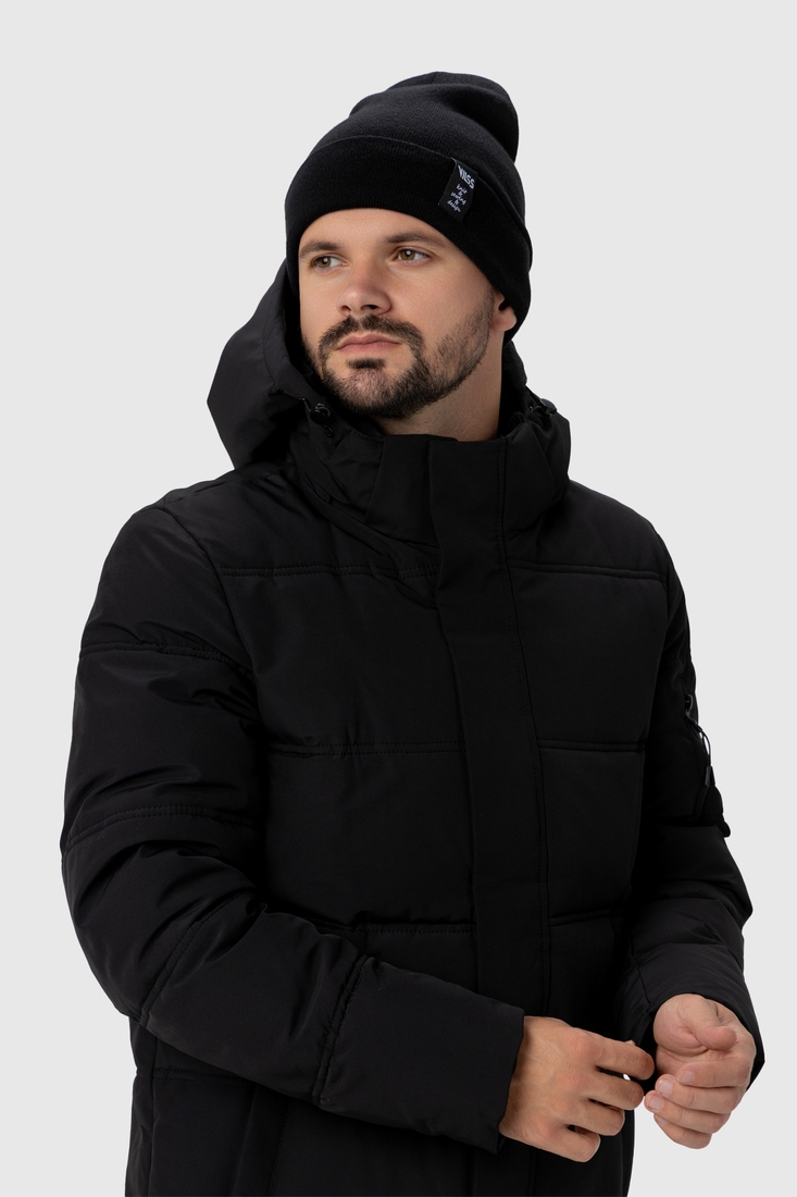 Фото Куртка зимова чоловіча 666-6 5XL Чорний (2000989890744W)
