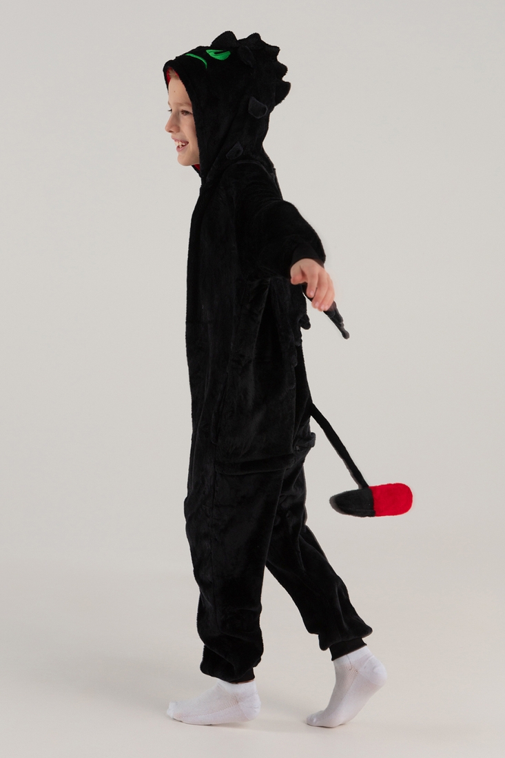 Фото Пижама кигуруми Беззубик 120 см Черный (2000990332301A)