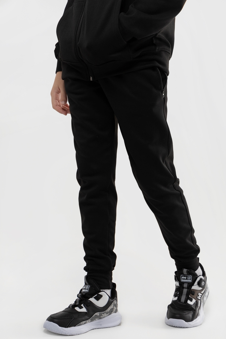 Фото Спортивний костюм для хлопчика ADK 2837 кофта + штани 152 см Чорний (2000989916468D)