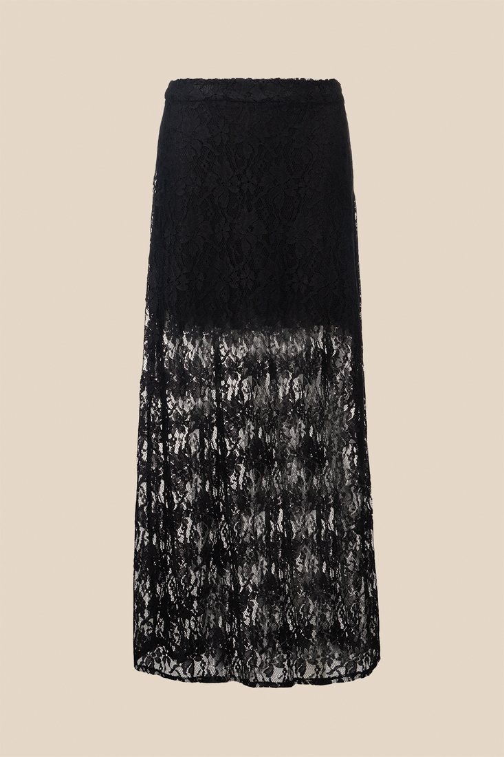 Фото Спідниця кежуал однотонна жіноча LAWA WTC02372 XS Чорний (2000990655479S)