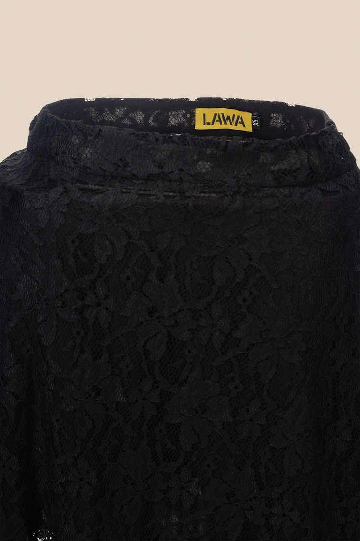 Фото Юбка кэжуал однотонная женская LAWA WTC02372 XL Черный (2000990655516S)