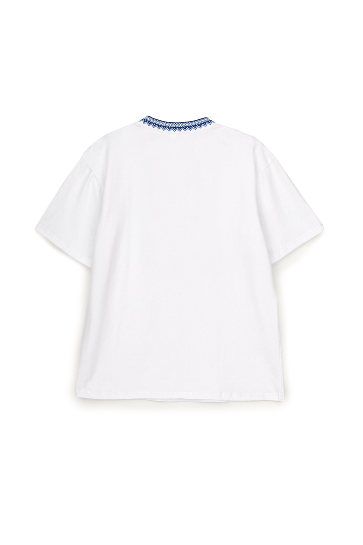 Фото Вышиванка футболка мужская Козак 54 Белый (2000989807926A)