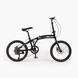 Складний велосипед BABY FAN HLU8 20" Чорний (2000989528777) Фото 4 з 15