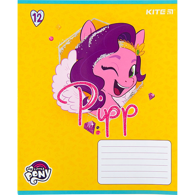 Фото Набір зошитів Kite LP22-235 "My Little Pony" 12 аркушів 25 шт Коса (2000989906704)