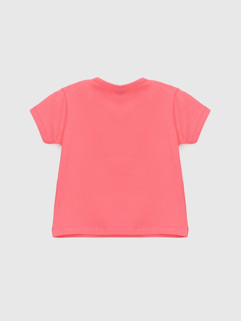 Фото Костюм футболка+шорти для дівчинки Baby Show 16488 110 см Рожевий (2000990554123S)