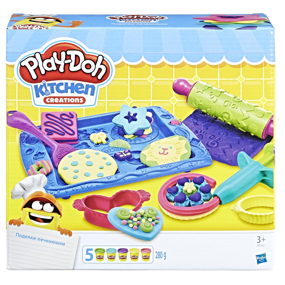 Фото Игровой набор Hasbro Play-Doh Магазинчик печенья (B0307)