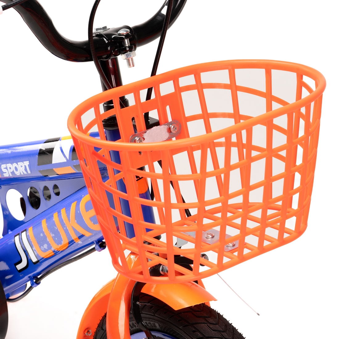 Фото Велосипед дитячий WHM NEW SPORT DH-008-2 14" Синьо-помаранчевий (2000989604617)