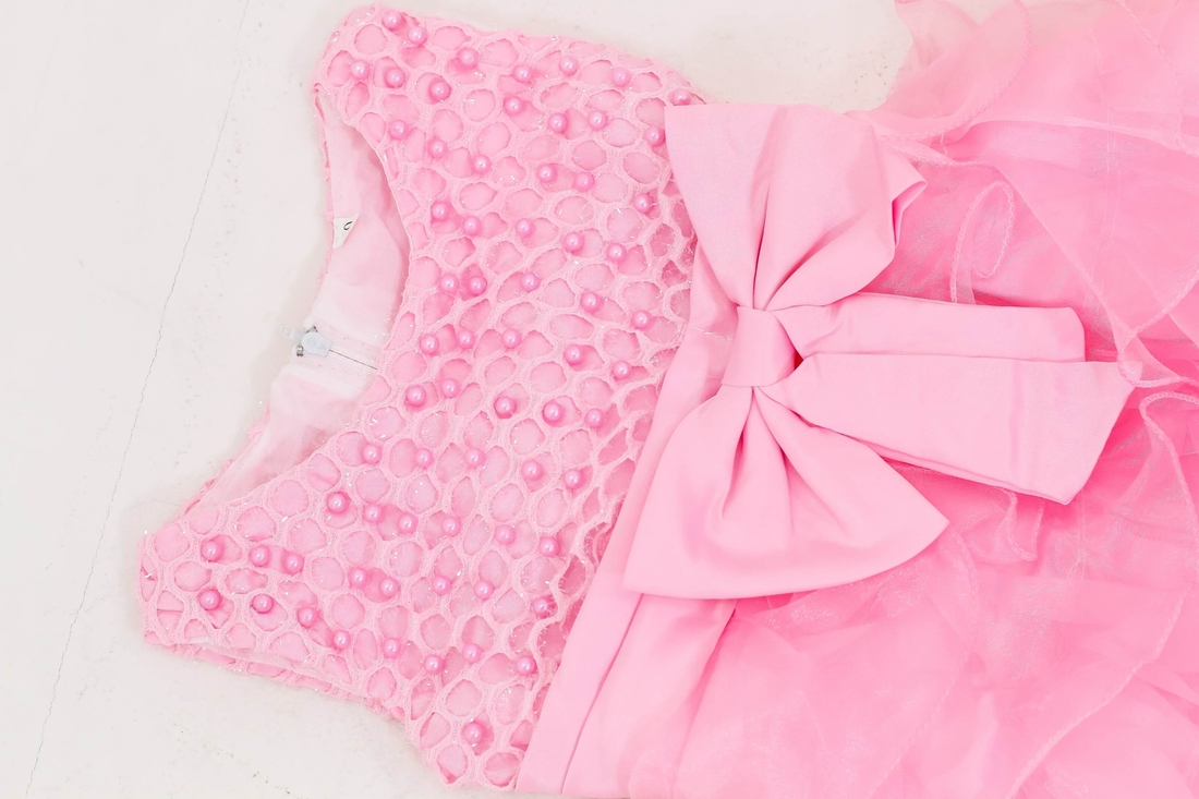 Фото Платье праздничное для девочки Yuki shop D002 80 Розовый (2000903529033D)